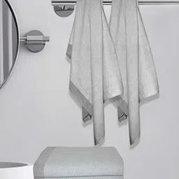 Aura Brown & Grey 5 Cotton 210 GSM Bath Towel-picture-26