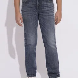Jack & Jones Junior Boys Straight Fit Slash Knee Stretchable Jeans-picture-47