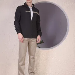 Crimsoune Club Men Printed Front-Open Sweatshirt image 2