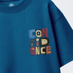 BAESD Boys Typography Printed Round Neck Oversized T-shirt image 2