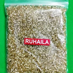 ruhaila 3 MM GOLDEN CUTS BEADS (KATDANA) FOR CRAFT KIT & JWELLERY-100 GMS-picture-12