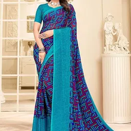 Reboot Fashions Printed Pure Chiffon Saree-picture-15