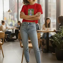 BROADSTAR Women Printed T-shirt image 4