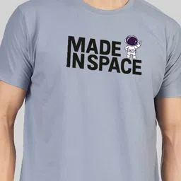 Greylongg Men Printed Applique T-shirt image 2