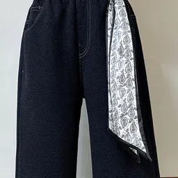 LULU & SKY Girls Wide Leg High-Rise Stretchable Jeans image 2