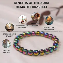 CRYSTAL DIVINE Crystals Beaded Elasticated Bracelet image 3