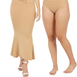 FEMULA Fishcut Stretchable Saree Shapewear With Brief-picture-20