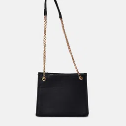 HAUTE SAUCE by Campus Sutra PU Structured Shoulder Bag image 4