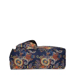 BAOMI Blue Ethnic Motifs Printed Structured Shoulder Bag image 3
