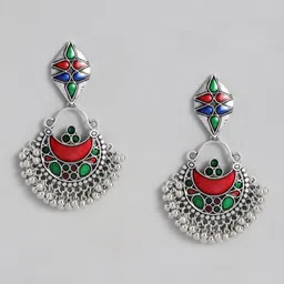 Sangria Enamelled Chandbalis-picture-18