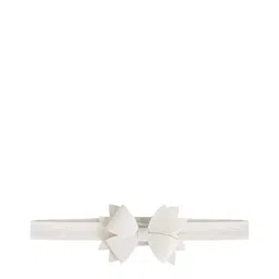 Aye Candy Girls White Embellished Fold Bow Wrap Headband-picture-24