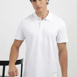 Calvin Klein Jeans Men Solid Polo Collar Cotton T-shirt-picture-41