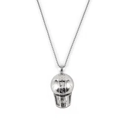 KPOP Men Stainless Steel Silver-Plated Contemporary Pendant With Chain-picture-14
