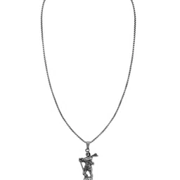 Saizen Silver-Plated Square Pendants with Chains image 3
