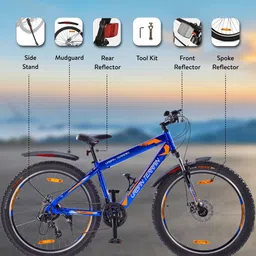 URBAN TERRAIN UT1001 27.5T With Steel Frame 21-Speed Shimano Gear Mountain Bicycle image 4