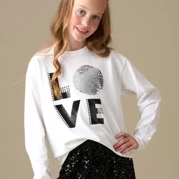 Angel & Rocket Girls Typography Printed Round Neck Pure Cotton T-shirt-picture-25