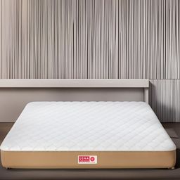 USHA SHRIRAM White & Beige Aero Cool Gel Orthopedic Quilted King Size Mattress-picture-13