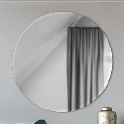ARYAANSH Round Shape No Drill Lightweight Glass Mirrors-picture-20