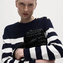 Marks & Spencer Women Striped Pullover image 5