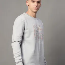 GET GOLF Men Alphanumeric Printed Round Neck Sweatshirt image 3