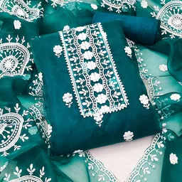 Maroosh Embroidered Organza Unstitched Dress Material-picture-58