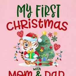 Arvesa My First Christmas Printed Bodysuit image 3