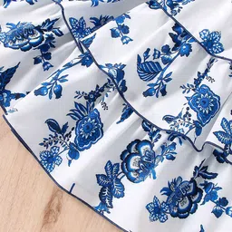 INCLUD Floral Print Puff Sleeve A-Line Dress image 3