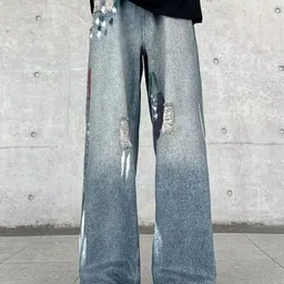 HERE&NOW Men Highly Distressed Heavy Fade Jeans-picture-8