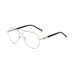 LIZA ANGEL Unisex Clear Lens & Silver-Toned Aviator Sunglasses with-picture-27
