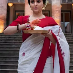 Vovar Ethnic Motifs Silk Blend Banarasi Saree-picture-25