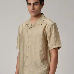 Banana Club Men Self Pattern Shirt image 2