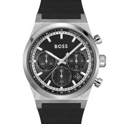 BOSS Candor Chrono Men Skeleton Dial & Leather Straps Analogue Reset Time Watch 1514218-picture-50