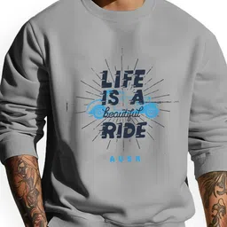 AUSK Men Full Sleeve Round Neck Printed Sweatshirt-image-89