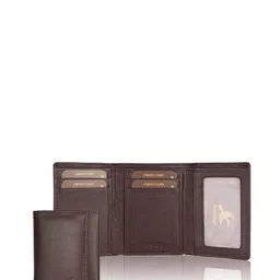 Hornbull Men Three Fold Leather RFID Protected Wallet & Belt Accessory Gift Set image 2