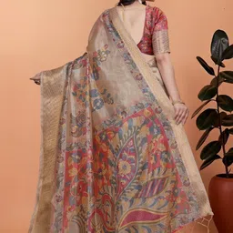 Ehaircare Women Ethnic Motifs Printed Saree image 4