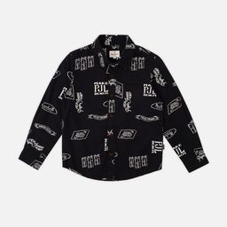 Pepe Jeans Boys Spread Collar Conversational Printed Cotton Casual Shirt-picture-21