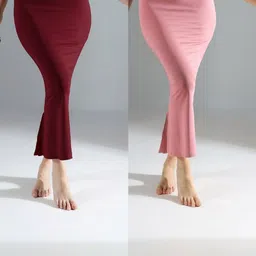 IndianRang Pack Of 2 Mid-Rise Saree Shapewear-picture-15