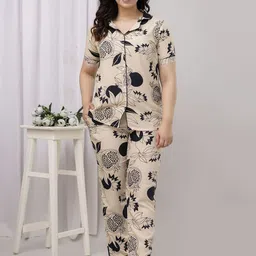 Moda Rapido Women Printed Night suit-picture-14