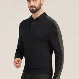 Blackberrys Men Colourblocked Pullover image 1