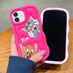 CASE CREATION Cartoon Characters Printed iPhone 14 Plus Bumper Case Mobile Accessories image 5