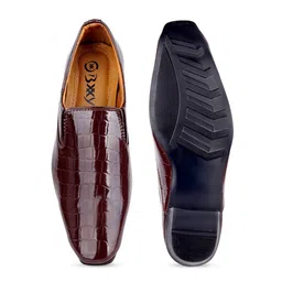 Bxxy Men Textured Heel Height Increasing Derby Lace-Up Formal Shoes image 3