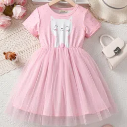 INCLUD Girls Graphic Printed Fit & Flare Dress-image-15