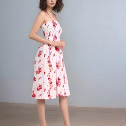 Moda Rapido Women Floral Print Fit & Flare Dress image 5