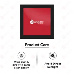 Indigifts Brown & White Wooden Buddha Printed Frame image 4