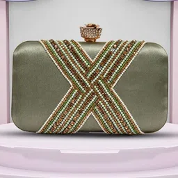 FOR THE BEAUTIFUL YOU Embellished Box Clutch-image-68