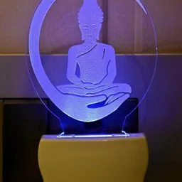 1ST TIME Red & White Acrylic Abstract Shaped Shaped Wall Lamp image 2