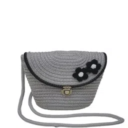 AURKA Women Self Design Bucket Embroidered Sling Bag-picture-42
