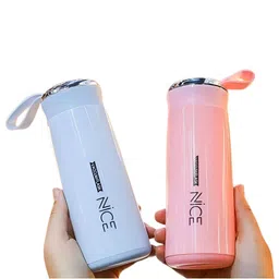 WELOUR Multicoloured Set of 3 Glass Water Bottle-image-24