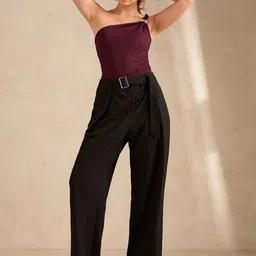 Outzidr One Shoulder Cotton Top image 5