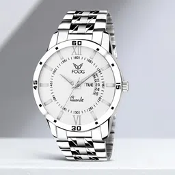 fogg 2047-WH Working Day and Date Analog Watch - For Men 2047-WH image 3